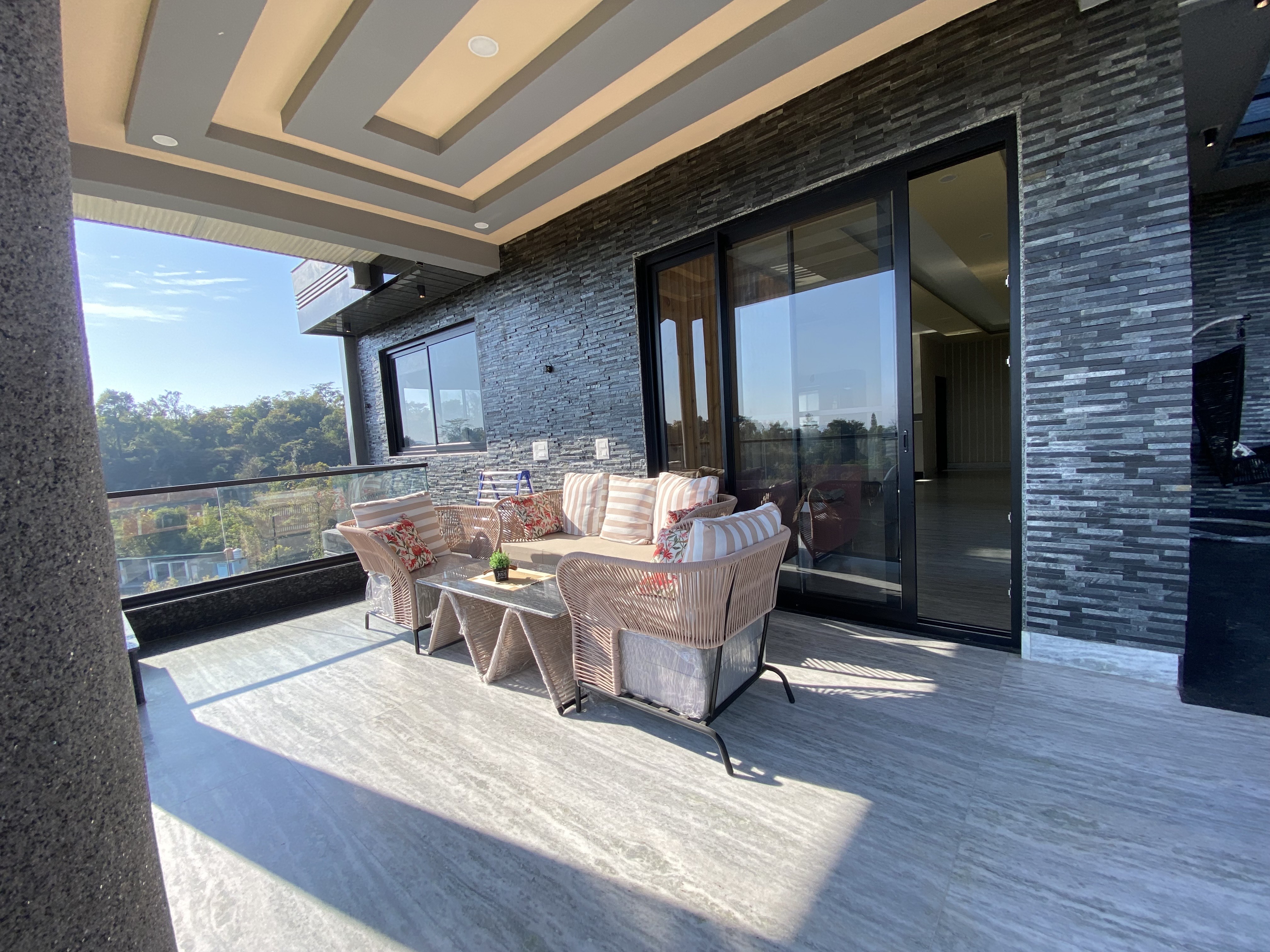 Terrace seating area